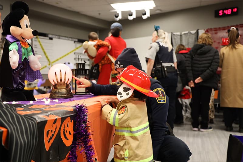 Trick-or-Treat at Leduc Protective Services Building